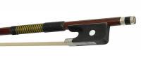 viola bow,1/4  brazilwood, octagonal stick, ebony frog, single eye, whalebone imitation